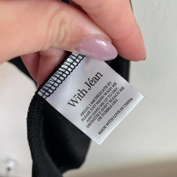 WITH JEAN Roxy Black Cut Out Mini Dress - Picture 11 of 14